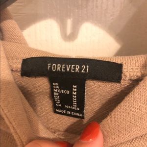 forever21 cropped hoodie